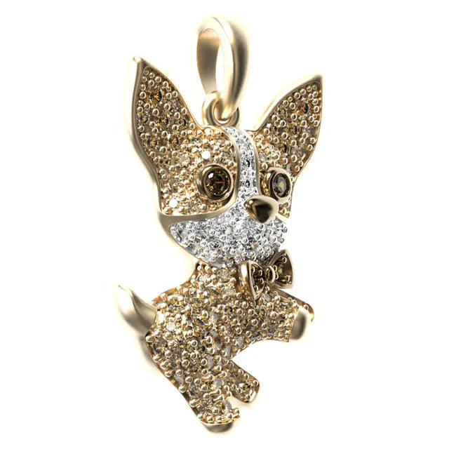 Dog Pendant Necklace