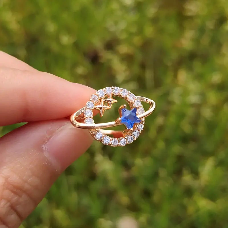 Gold Plated Star Ring
