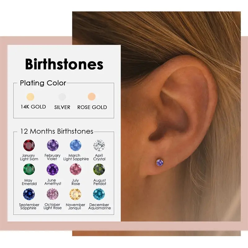 Zodiac Stud Earring