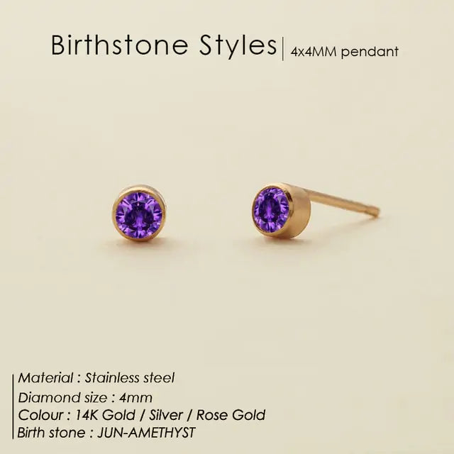Zodiac Stud Earring