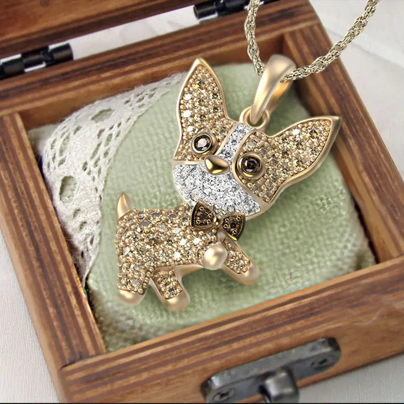 Dog Pendant Necklace