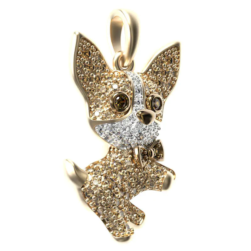 Dog Pendant Necklace
