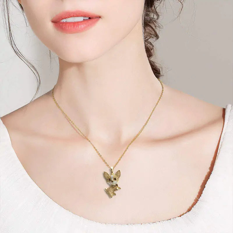Dog Pendant Necklace