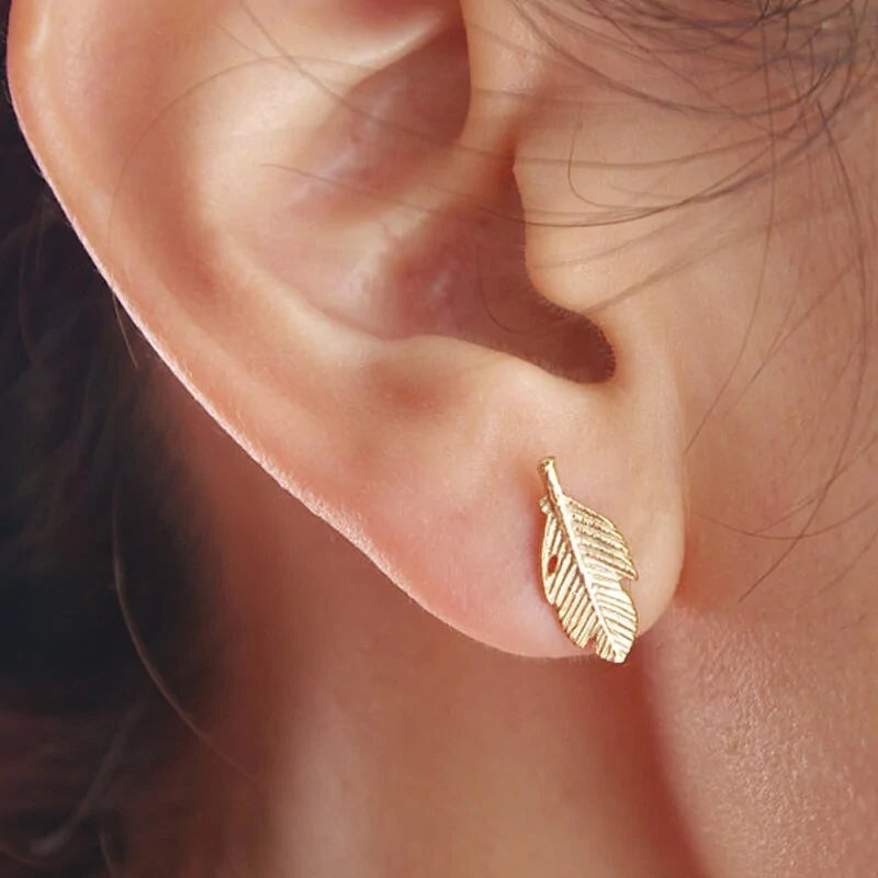 Leaf Stud Earring