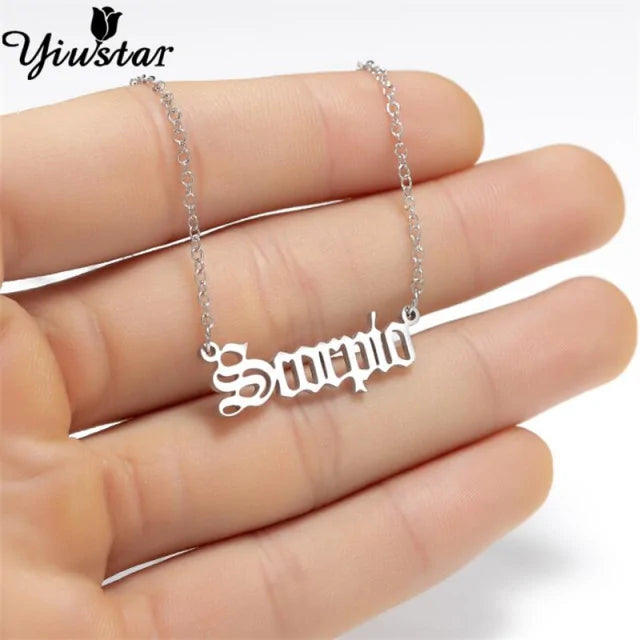 Zodiac Sign Necklace