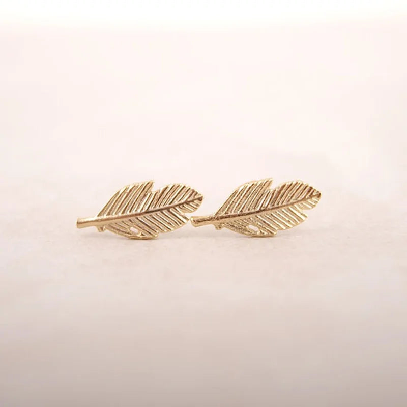 Leaf Stud Earring