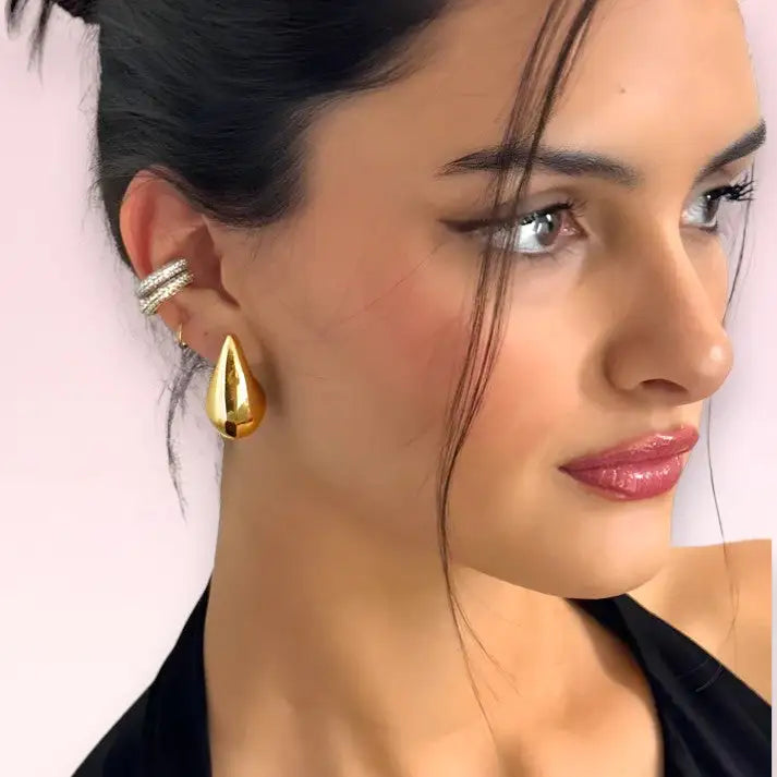 Golden drop Earrings