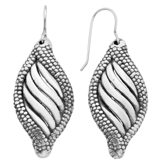 Sterling Silver Sea Shell Dangle Earring