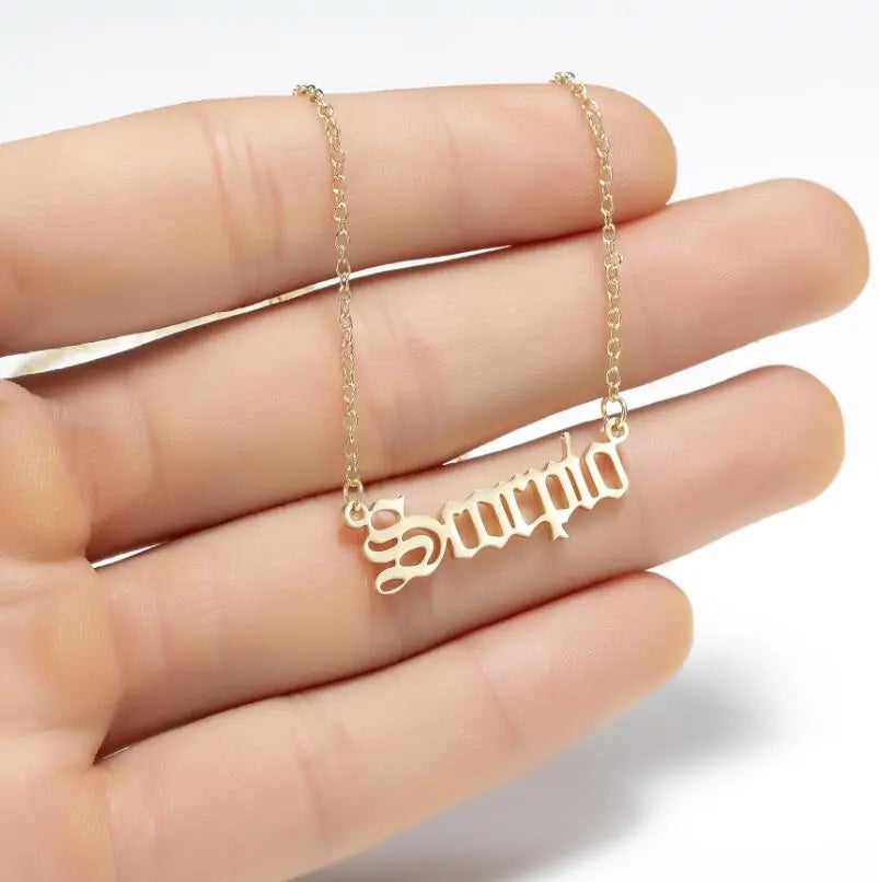 Zodiac Sign Necklace